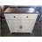 Farmhouse Storage Cabinet With Drawer And Adjustable Shelf, White Kitchen Cabinet With Walnut Countertop, Modern Coffee Bar Console For Versatile Use-1112271913