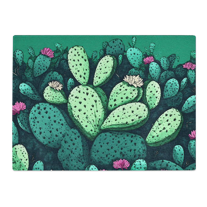 Cactus Design Vol.2  Glass Chopping Board