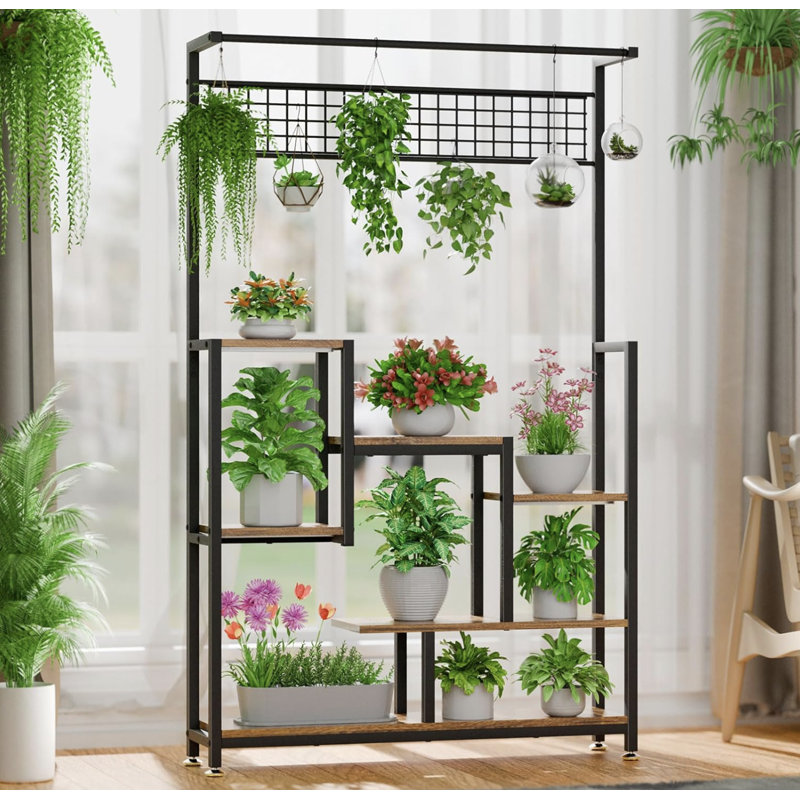 Jazyia Plant Stand, Black