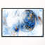 « color fumée blue blue », reproduction d’impression sur toile tendue encadrée-26668741