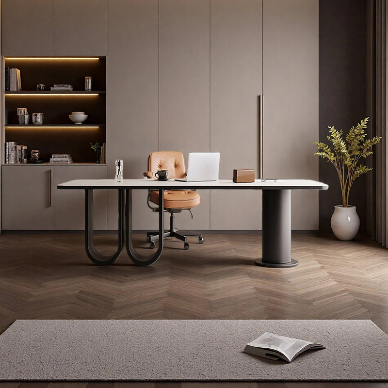 Computer Desk, 29.53" H x 55.12" W x 27.56" D