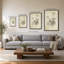 «Flower Arrangement S Croquis» par Lanie Loreth - Impression sur toile-1081699112-1081699118-1081699117