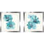 Chris Paschke «Teal Cosmos III», impression sous verre