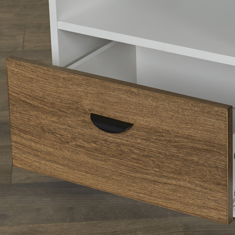 Creason Unfinished TV Stand for TVs up to 65", White