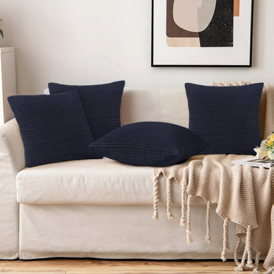 Striped Square Euro Cushion Cover