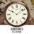 QXA598ALH Wall Clock, Brown