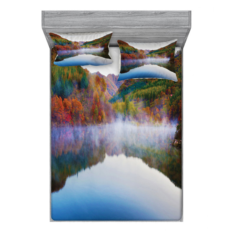Microfiber Sheet Set, Full Sheet Set with Fitted Sheet