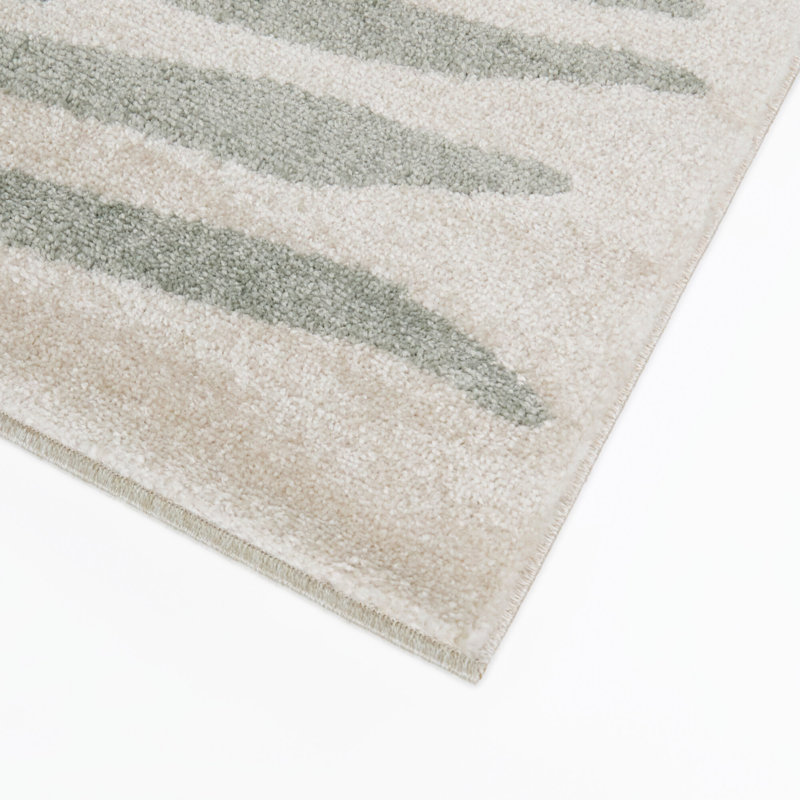 Amari Sage Modern Botanical Area Rug, 7'10" x 10'