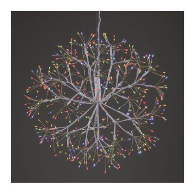 Multicolor LED Hanging Orb 17.5"D