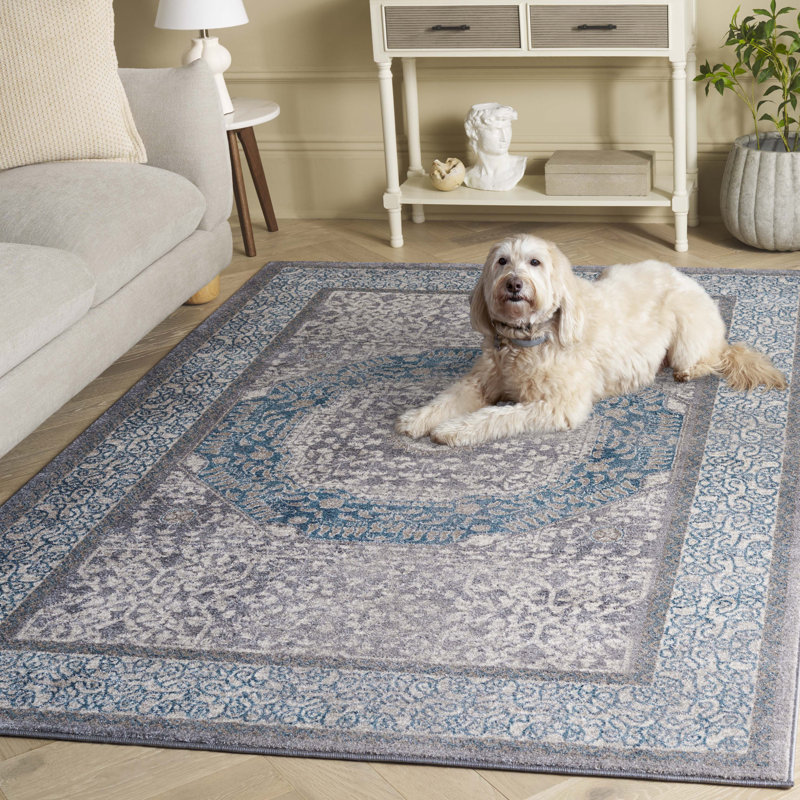 Tapis performance oriental Sofia Weigle, Rectangle 5 pi 1 po x 7 pi 7 po