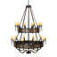 Lustre transitionnel 20 lumières Costello de 56 po de largeur Costello