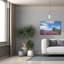  «Palouse Barn and Flowers 2» par David Drost, art mural sur toile, 40 po x 26 po-899076307