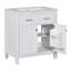 Meuble-lavabo moderne de 30 po avec lavabo en céramique, meuble-lavabo simple moderne avec 2 portes et une tablette-265244090