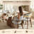 Upholstered Solid Wood Dining Chair Side Chair-979962846