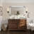 Amara Rustic Farmhouse Solid Wood Framed Tempered Glass Wall Mirror with 5-Year Warranty-906499388-906499335