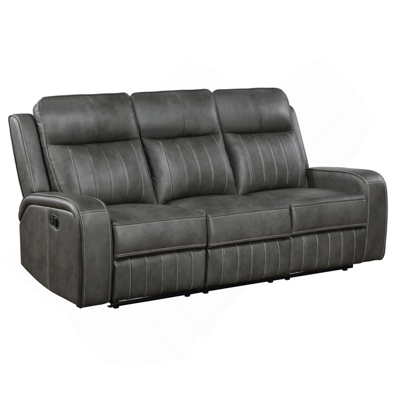 Forrest Grey Motion Reclining Sofa