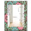 Miroir mural en fleur 26-40101170