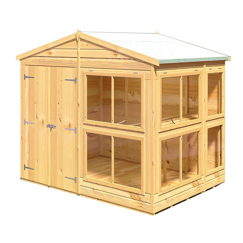 Shire Sun Hut Potting Shed 8 Ft X 6 Ft