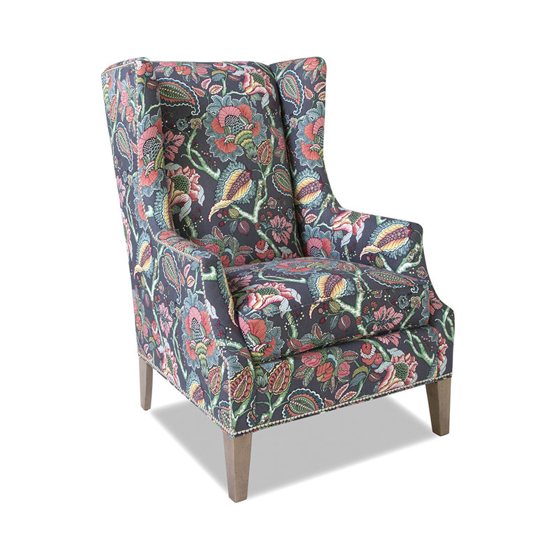 Crofton Wingback Chair, Dymond Dust