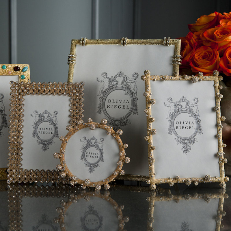 Cassini Metal Picture Frame, 5" x 7", Gold