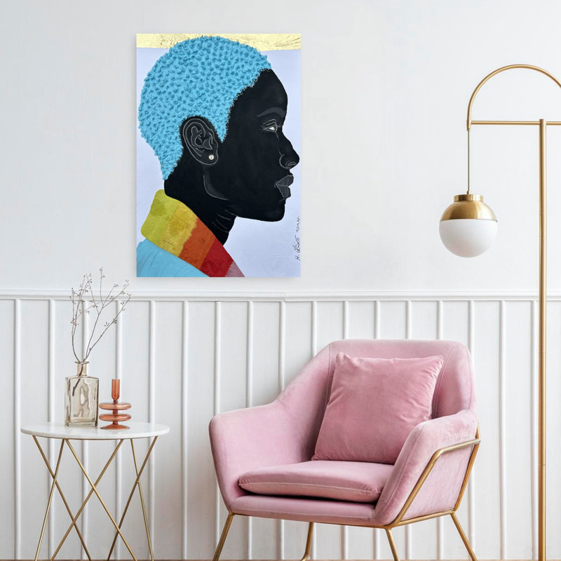 Art contemporain, art contemporain abstrait, H 24 po x l 16 po