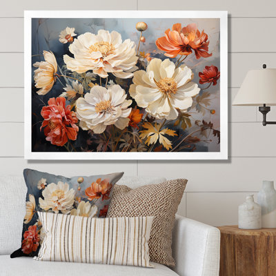 «Vintage Marigold Petal Embrace I», art mural souci