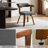 Modern 360 Degree Upholstered Swivel Home Office Desk Chair-1029738605