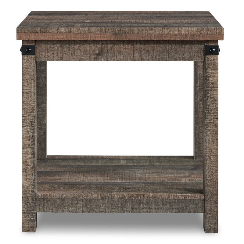 Table de bout Calaboro, Brun rustique