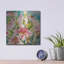 «Pink Lilies» par Annelein Beukenkamp, art mural en métal, 36 po x 36 po-172176311