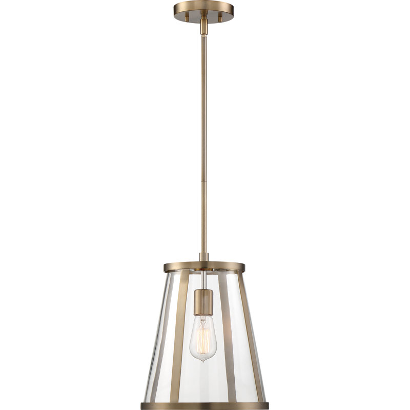 Luminaire suspendu conique à 1 lumière Cular, Bronze brillant
