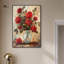 Art floral romantique sur toile de verre Ruby Roses-115024069-115024067