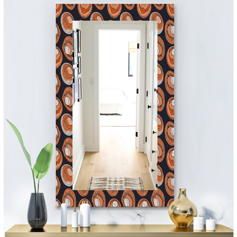 Miroir mural champignons modern, H 39,4 po x l 29,5 po