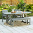 Alfonsi 4 - Person Acacia Wood Patio Dining Set with Rectangular Table