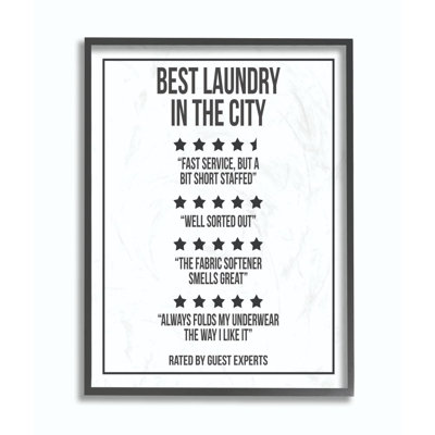 «Five Star Laundry» par Daphne Polselli - reproduction d'art textuel