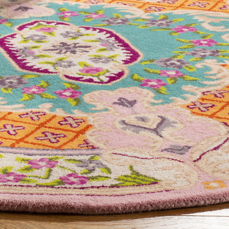 Tapis en laine touffeté à la main Blokzijl, Rond 9 pi
