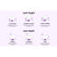 Ensemble de conversation en osier / rotin pour 8 personnes avec coussins Wilfred