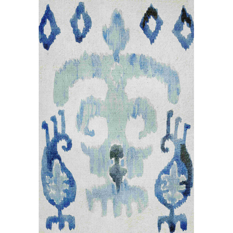 Ikat saphir III, H 18 po x l 12 po