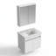 Ensemble de meuble-lavabo simple avec armoire à pharmacie Alastair-1156201473-1156201502