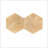 Hexagon Gold Yellow Beige Polished Marble Tiles, Natural Stone For Walls And Floors, 12 Pieces Per Box, 7.1 Sq Ft Coverage