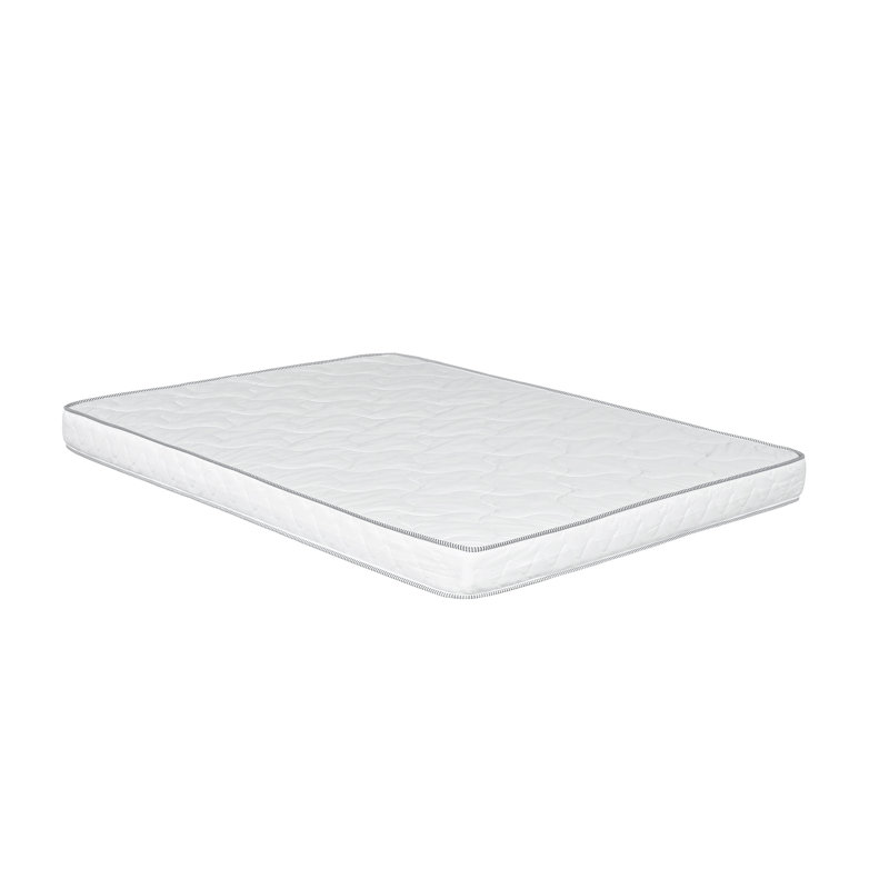6 po Matelas en mousse ferme haute réversible dans une boîte, matelas simple en mousse haute densité, blanc