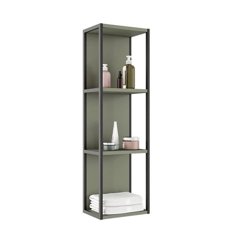 Armoire murale ouverte Zakhar - vert sauge, Vert sauge