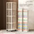360 Degree Rotating Bookshelf - Freestanding Mobile Book Storage Organizer With Sturdy Steel Frame For Living Room, Office, Or Study