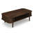 Aguilera 47.2" W Mid Century Coffee Table with Storage and Fluted Sliding Door-1152857807