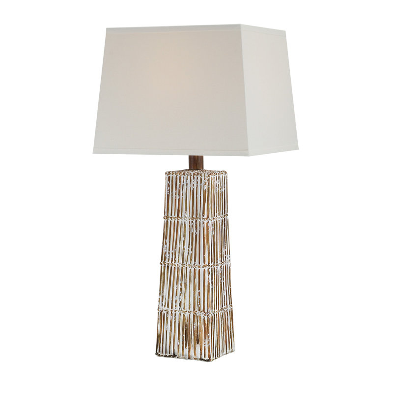 Lampe de table Arielyz Hydrocal, Beige bambou, Oui