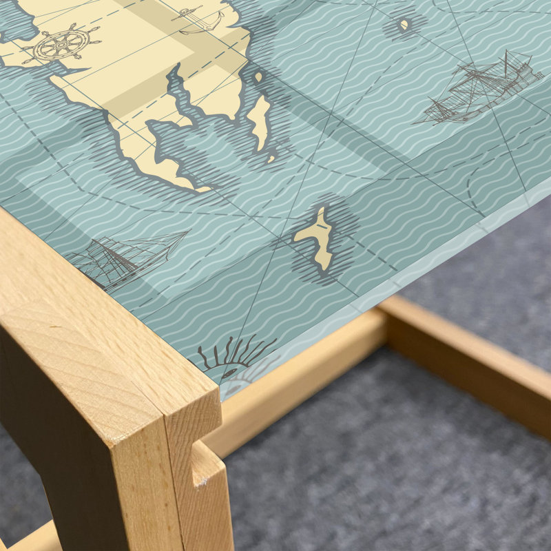 Jaleesia Sled Coffee Table, 90cm H x 62cm W x 40cm D