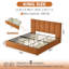 Lit plateforme avec rangement à 4 tiroirs Juanetta-1465130119-1467533929