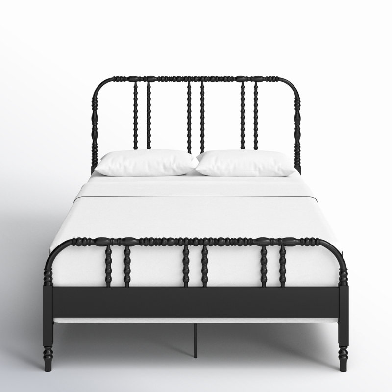 Metal Spindle Bed, Queen, Black