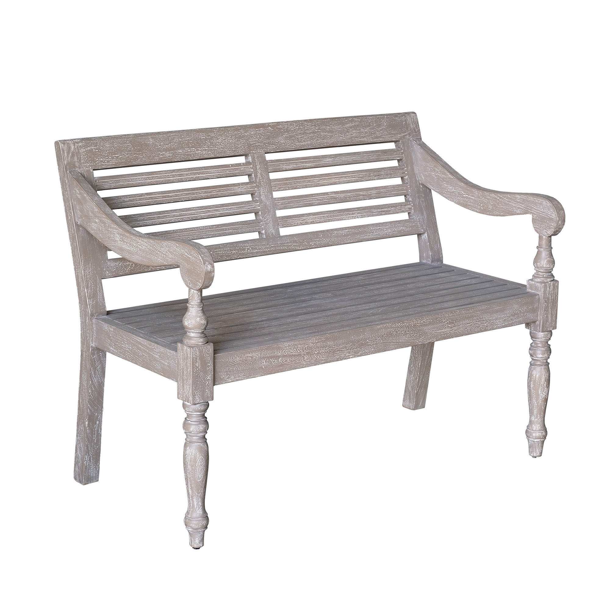 Casual Elements Handmade Solid Wood Accent Bench | Wayfair