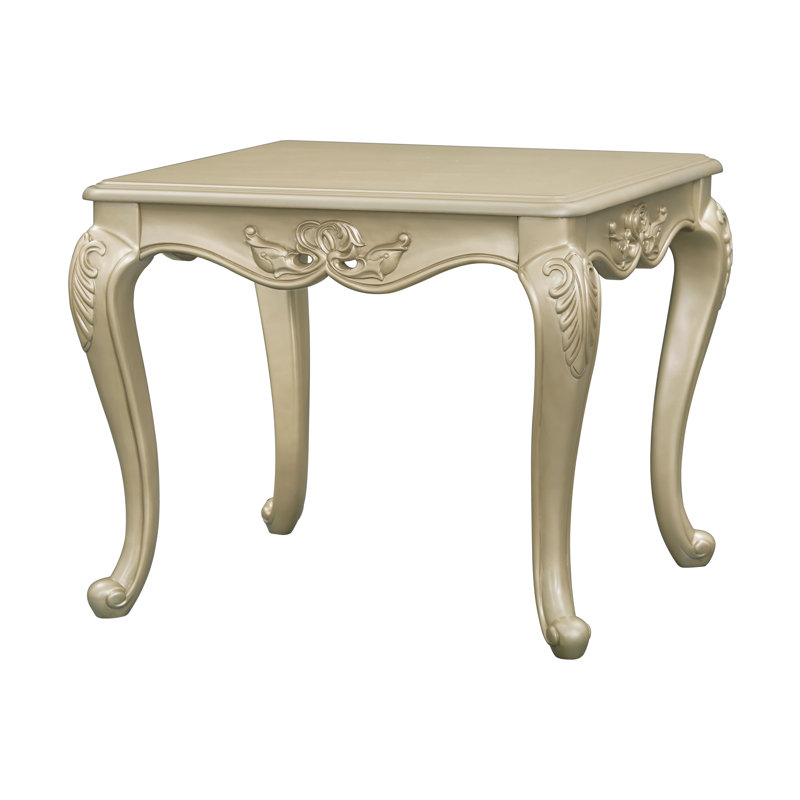 Table de bout, finition champagne