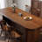 Solid wood simple quality dining table-108430602
